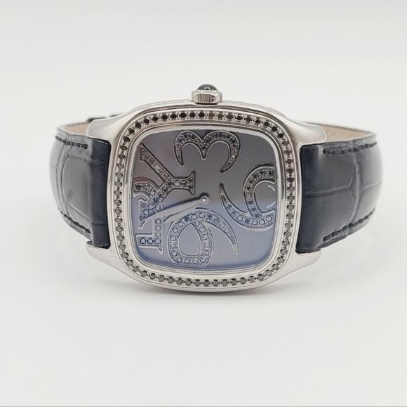 David Yurman 32mm Thoroughbred Quartz Watch With Black Diamonds - Picture 6 of 16